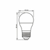 LED žiarovka E27 G45 guľka 7W = 50W 630lm 3000K teplá biela 240° Videx