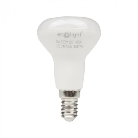 LED žiarovka reflektor R50 E14 8W 720lm 4000K neutrálna biela Ecolight