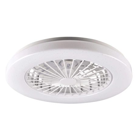 Stropné svietidlo LED Plafondventilátorom 48W 5300lm CCT 120° biela stmievateľná Libya Sanico Goldlux