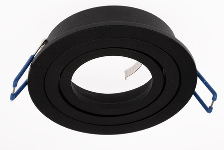 Set HALOGEN TUBE Spot Movable MIDI GU10 Round Black 20mm + LED GU10 6W 3000K LUMILED