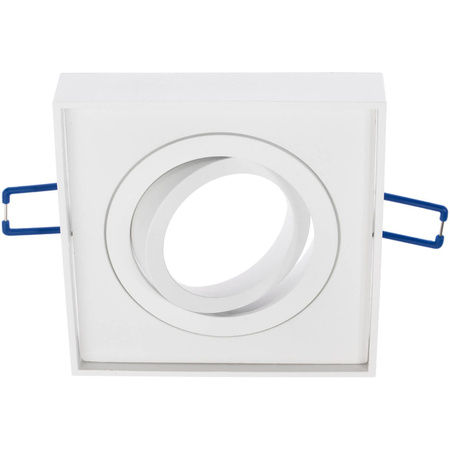 Svietidlo HALOGEN TUBA SPOT na zapustenú montáž Pohyblivé svietidlo Midi GU10 Lumiled Square White 20mm