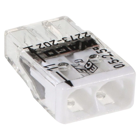 Rýchlospojka WAGO 2273-202 pre drôt 2x0,5-2,5 mm