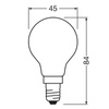 LED žiarovka P45 guľka E14 1,2W = 25W 255lm 4000K neutrálna biela 330° 213lm/W CLASSIC ENERGY EFFICIENCY Osram