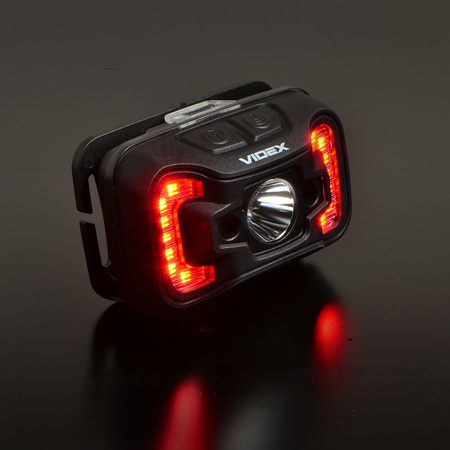 Nabíjateľná LED čelovka 5W 310lm 7 režimov Micro USB Vodotesné IP65 Videx