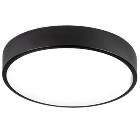 Stropné nástenné svietidlo Plafond LED Round 3960 lm 50W 4000K IP22 Black