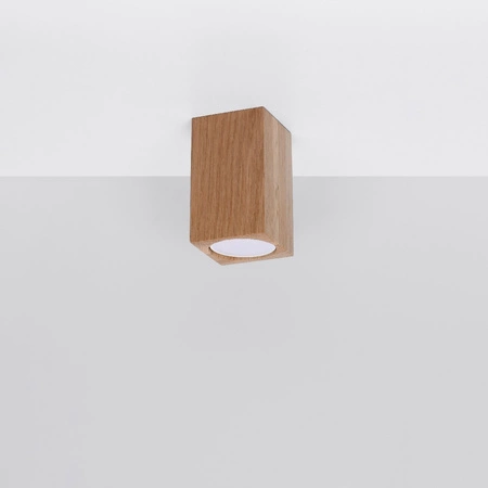 Stropné svietidlo Keke Sollux s povrchovým reflektorom GU10 Square Brown Scandinavian