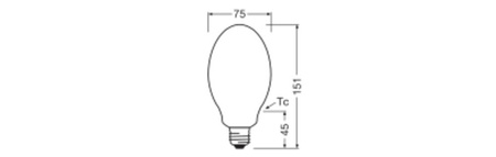 LED žiarovka E27 13W = 50W 1800lm 2700K teplá biela 360° Filament HQL Ledvance