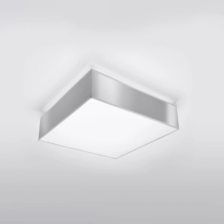 Stropné svietidlo Plafond 2x E27 Square Grey Minimalist Horus Sollux