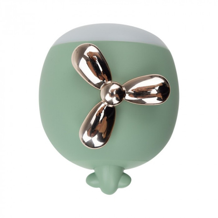 Detské LED nočné svetlo 2,5W 1800-3000K teplá biela dobíjacie 1200mAh zelené MARY'S HELICOPTER