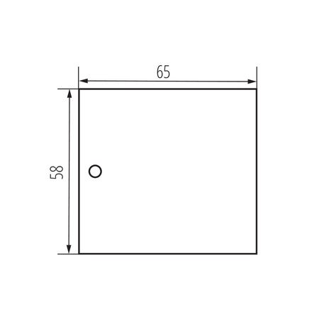Kryt zbernice čierny TEAR KANLUX