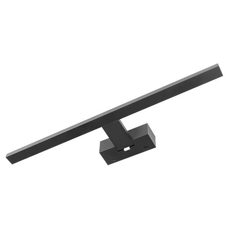 Nástenné svietidlo LED Povrchová montáž 12W 4000K, neutrálna biela 110° Čierna IP44 Besta Masterled