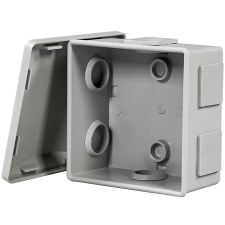 Povrchová hermetická skrinka s krytom Click 6 vývodiek IP44 PAWBOL