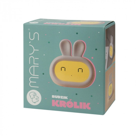 Detský elektronický budík sivý USB dobíjateľný 1200mAh MARY'S KINGDOM