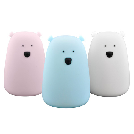 Dekoratívna lampa 0,8 W 3000K RGBW biela stmievateľná Medvedík Sanico Goldlux