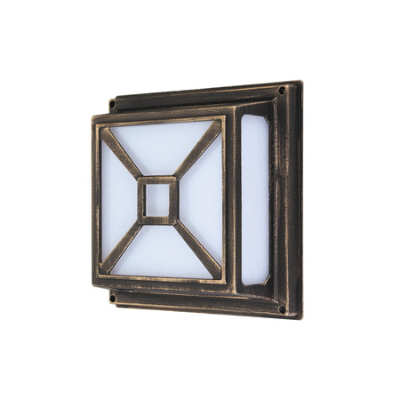 Vonkajšie záhradné svietidlo Vonkajšie nástenné svietidlo LED 2x E27 IP54 Gold Classic Darius Rabalux