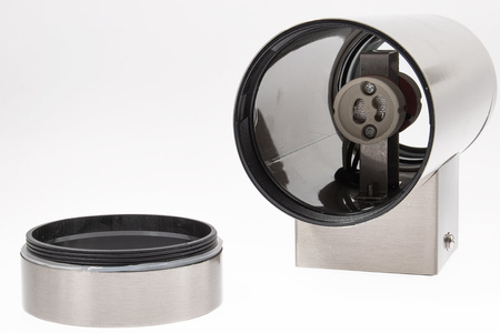 LED QUAZAR 10 GU10 IP44 KOBI ALUMÍNIUM CHROME fasádne svetlo smerom hore dole