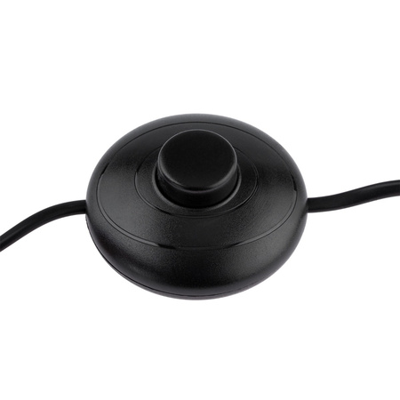 Nožný spínač s káblom čierny