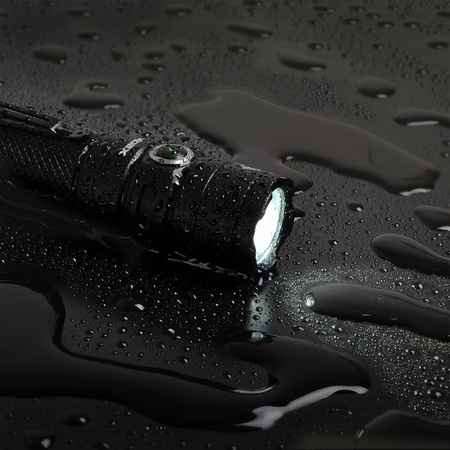 Nabíjateľná LED ručná baterka 20W 4000lm 6 módov USB-C Vodotesné IP68 Videx