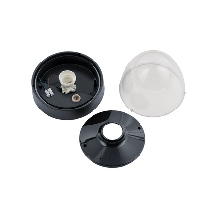 Plafón Oprawa Sufitowa Ogrodowa Lampa Kinkiet E27 Black Vodotesný IP44 NOOK 7978 Nowodvorski