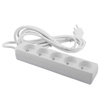 Sieťový predlžovací kábel - 5x uzemnená zásuvka 3m 3x1,5mm 16A biela