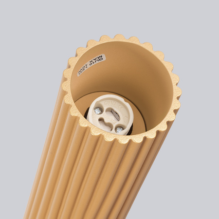 Bodové reflektorové stropné svietidlo Tuba 1x GU10 Gold Carbon Deep Space SL.1549 Sollux