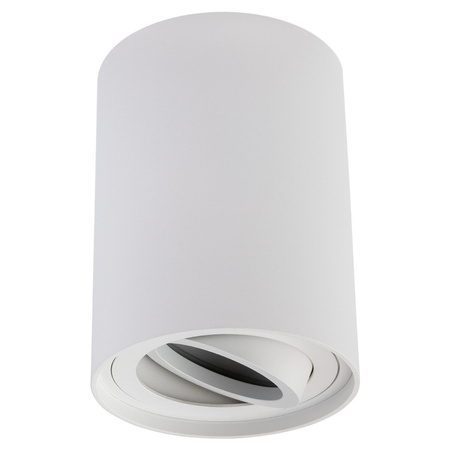 HALOGEN Spot Tube Movable Round White 115mm + LED žiarovka GU10 10W 120° 3000K AMAT-L LUMILED