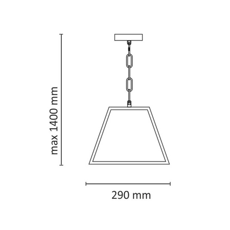 Sanico Goldlux E27 Black Madera Dekoratívne závesné stropné svietidlo