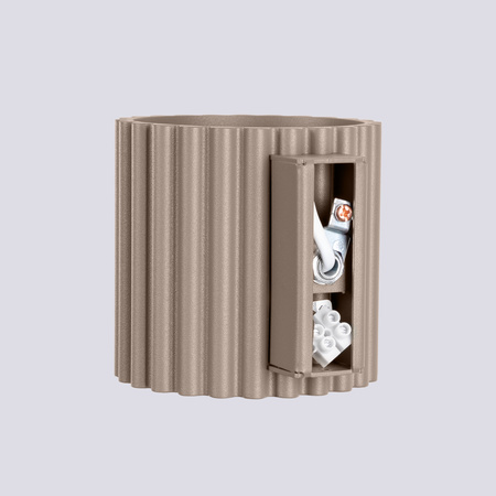 Nástenné svietidlo Nástenné svietidlo G9 hliník Taupe Aura Deep Space SL.1816 Sollux