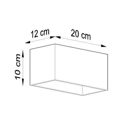 Nástenné svietidlo Nástenné svietidlo hore dole 2x G9 Obdĺžnikové sivé Moderné Quad Sollux