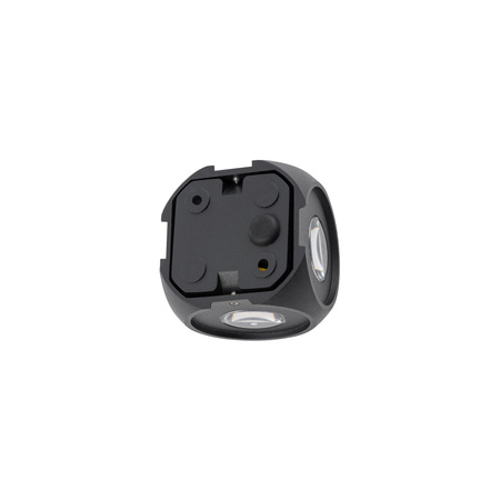 Vonkajšie záhradné svietidlo Vonkajšie nástenné svietidlo LEDpovrchovou montážou 4W 320lm 3000K, teplá biela čierny Vodotesné IP54 Moderné PATRAS 9115 Nowodvorski