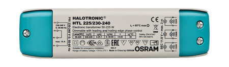 Halogénový napájací zdroj Fázový regulátor Stmievač 50-225W 11,6-11,7V OSRAM HTL Compact