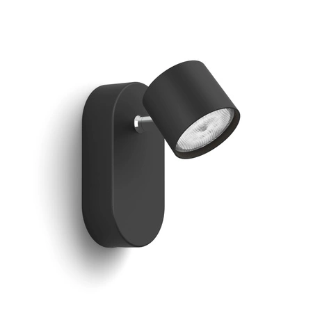 Nástenné svietidlo LED nástenné svietidlo 4,5W 500lm 2700K Black Star Philips