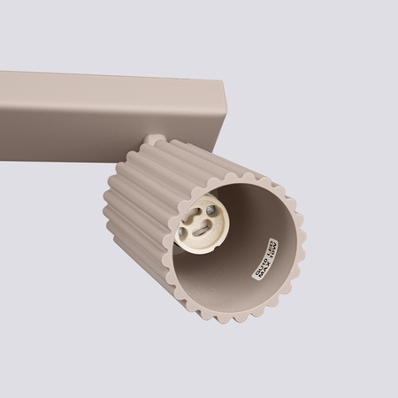 Reflektorové stropné svietidlo 4x GU10 Hliník Taupe Carbon Deep Space SL.1765 Sollux