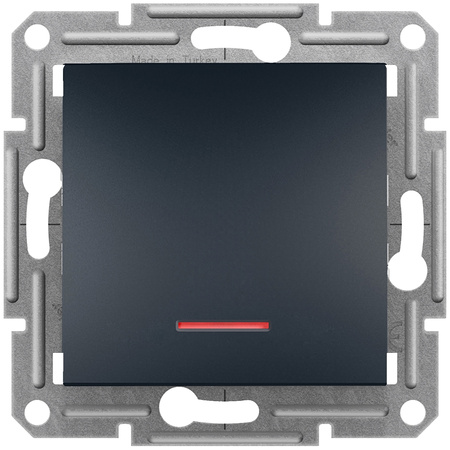 Jednopólový spínač svetla s osvetlením Spínač SCHNEIDER ASFORA