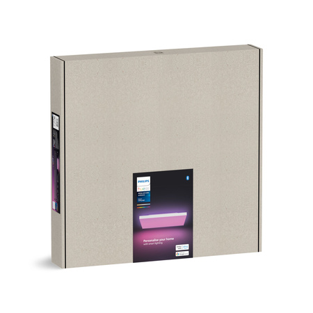 LED panel Stropné svietidlo na povrchovú montáž 60x60 cm 67W 4850lm IP20 Biela a farebná Ambiance RGB + TW White Smart SMART Zigbee Bluetooth Datura Philips HUE