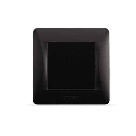 Kryt pre rámček zásuvky spínača čierny BINERA VIDEX