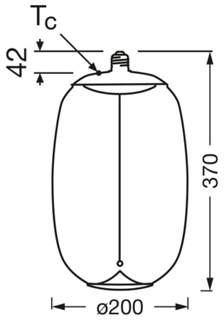Dekoratívna LED žiarovka E27 4W = 27W 280lm 2700K teplá biela 320° Amber Filament Vintage 1906 Osram