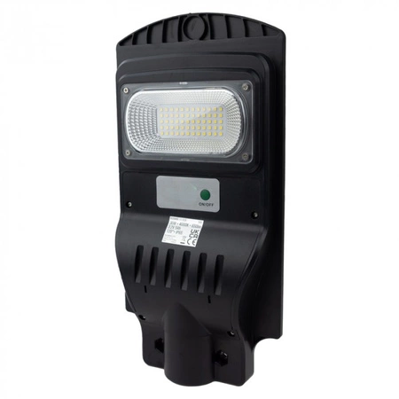 LED solárne pouličné svietidlo 30W 650lm 4000K neutrálna biela IP65 so senzorom pohybu a súmraku ECONOMY Ecolight