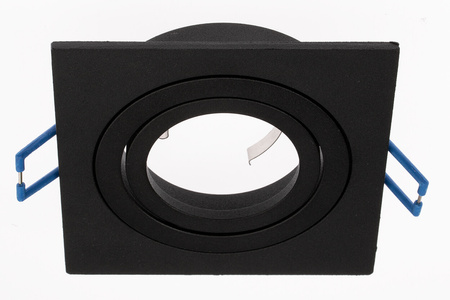 Svietidlo HALOGEN TUBA SPOT na zapustenú montáž Pohyblivé svietidlo Midi GU10 Lumiled Square Black 20mm