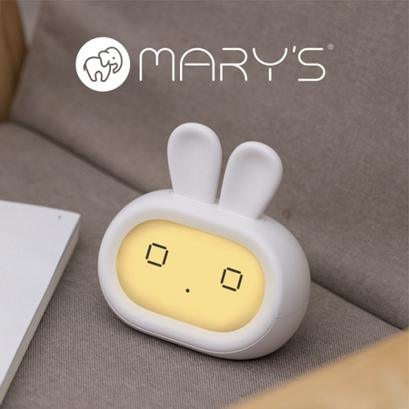 Detský elektronický budík sivý USB dobíjateľný 1200mAh MARY'S KINGDOM