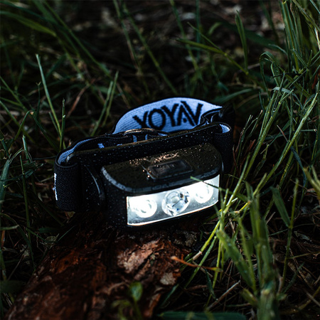 Nabíjateľná hlavová baterka 100lm 100LM LED + 2XLED 5 režimov VAYOX