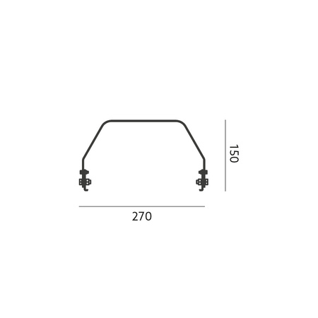 Rio High Bay LED svietidlo konzola 100W 150W 200W čierna Nina Kobi