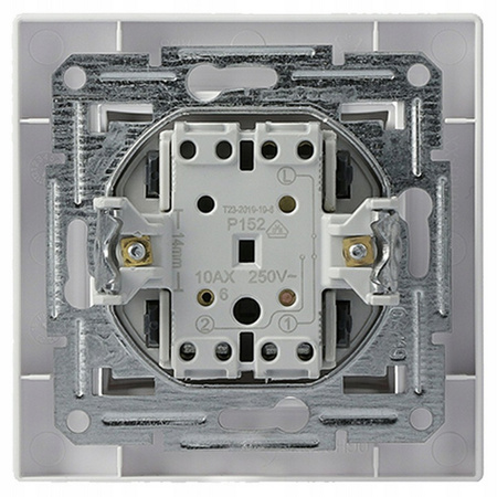 Jednopólový spínač pod omietku s rámom SCHNEIDER ASFORA