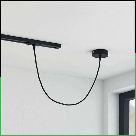 NAPÁJACÍ ADAPTÉR PRE PRÍPOJNICE MONTÁŽNA ZÁKLADŇA 1F ČIERNA LUMILED