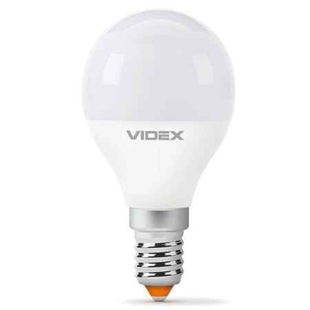 LED žiarovka E14 G45 guľka 7W = 50W 630lm 4000K neutrálna biela 240° Videx