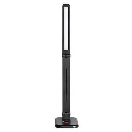 Stolná stolná lampa Nastaviteľná LED 12W 960lm 3000-4000-6500K CCT RGB Nabíjateľné školské nočné svetlo Stmievateľné zapnutie/vypnutie čierna Alma Masterled