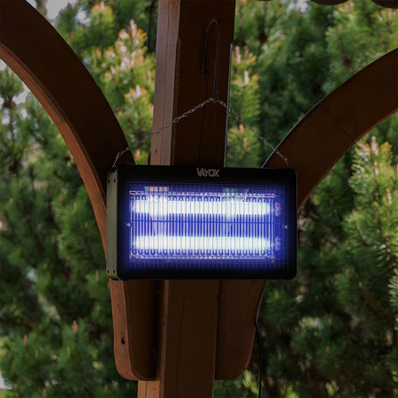 Elektrická insekticídna lampa 100m2 20W na muchy komáre hmyz VAYOX