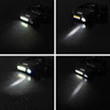 LED dobíjacia hlavová baterka 250lm XPE + COB LED 7 režimov VAYOX