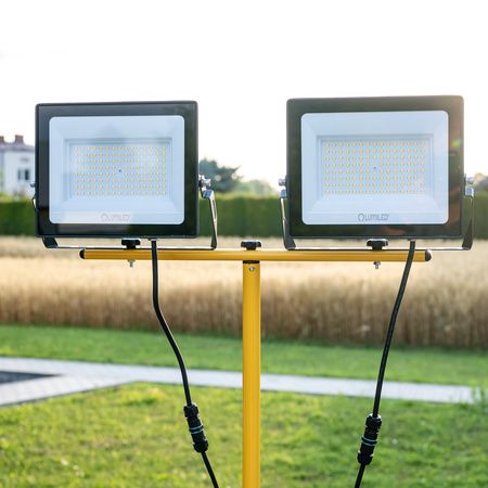 LED reflektor 2x 100W Pracovná LED lampa Stavebný statív 6500K