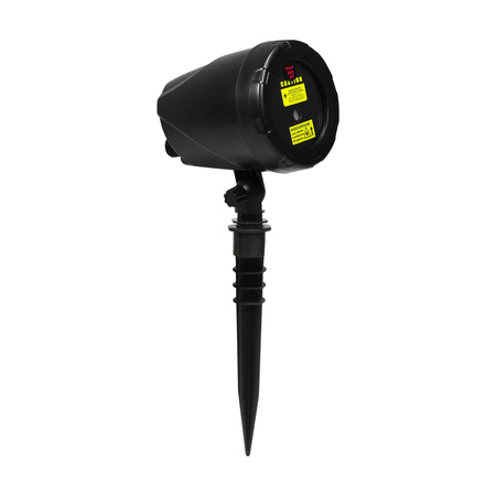 Kladivový vonkajší vianočný laserový projektor 5 funkcií IP44 + napájací zdroj Sanico Goldlux